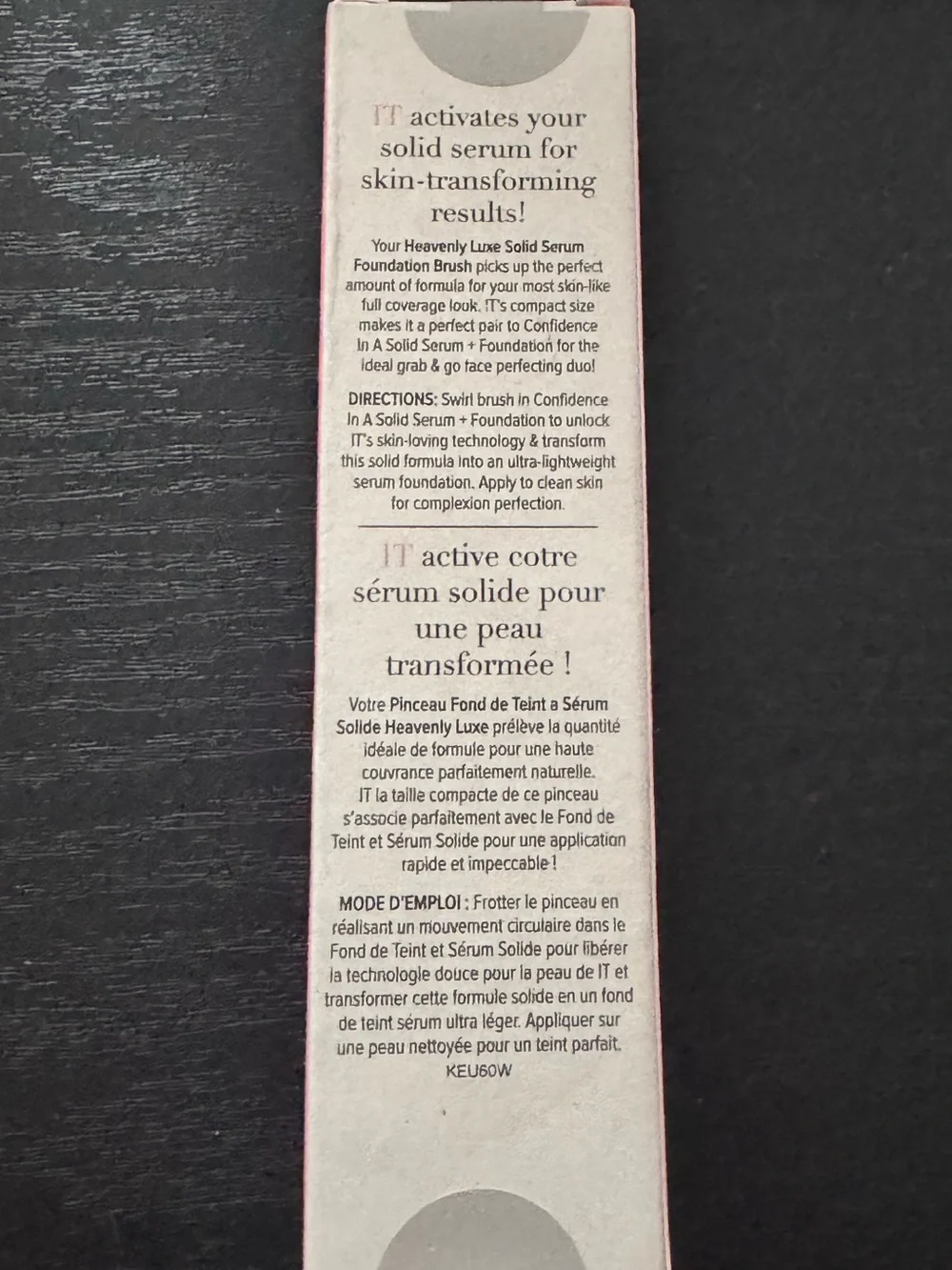 NIB IT Cosmetics Heavenly Luxe Solid Serum Foundation Brush No. 29